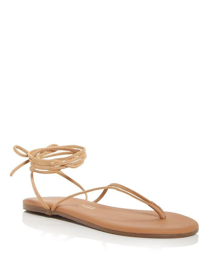 商品Tkees|Women's Lilu Ankle Tie Thong Sandals,价格¥708,第1张图片