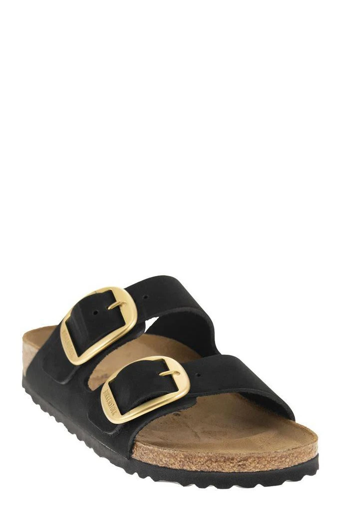 商品Birkenstock|BIRKENSTOCK ARIZONA - Leather slipper with large buckle,价格¥1030,第2张图片详细描述
