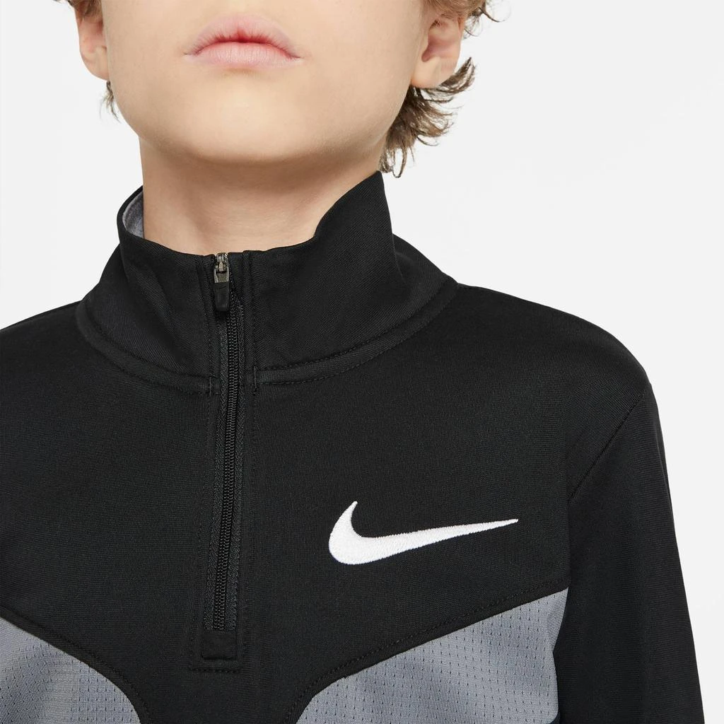 商品NIKE|Nike Boys' Sport 1/4 Zip Long Sleeve Training Top,价格¥327,第4张图片详细描述