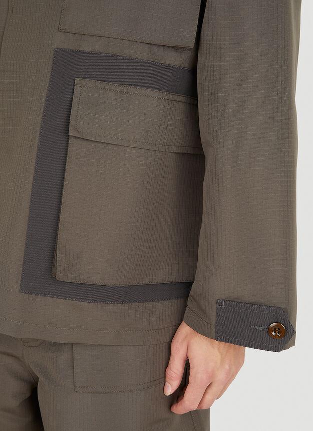 Ripstop Jacket in Grey商品第6张图片规格展示