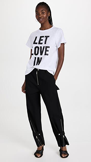 水钻 Let Love In T 恤商品第4张图片规格展示