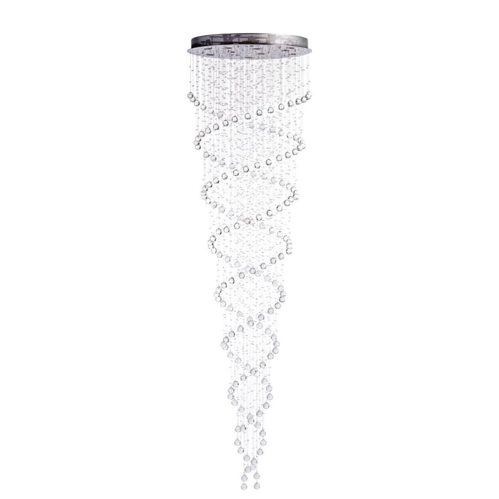 商品Finesse Decor|Crystal Chandelier Double Helix// 12 Light,价格¥11951,第3张图片详细描述