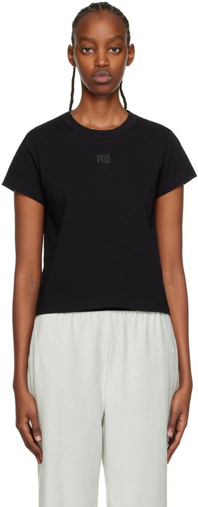 商品Alexander Wang|Black Puff Shrunken T-Shirt,价格¥552,第1张图片