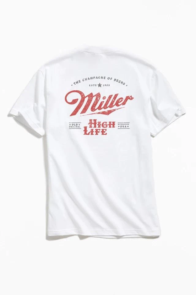 商品Urban Outfitters|Miller High Life The Champagne Of Beers Tee,价格¥264,第2张图片详细描述