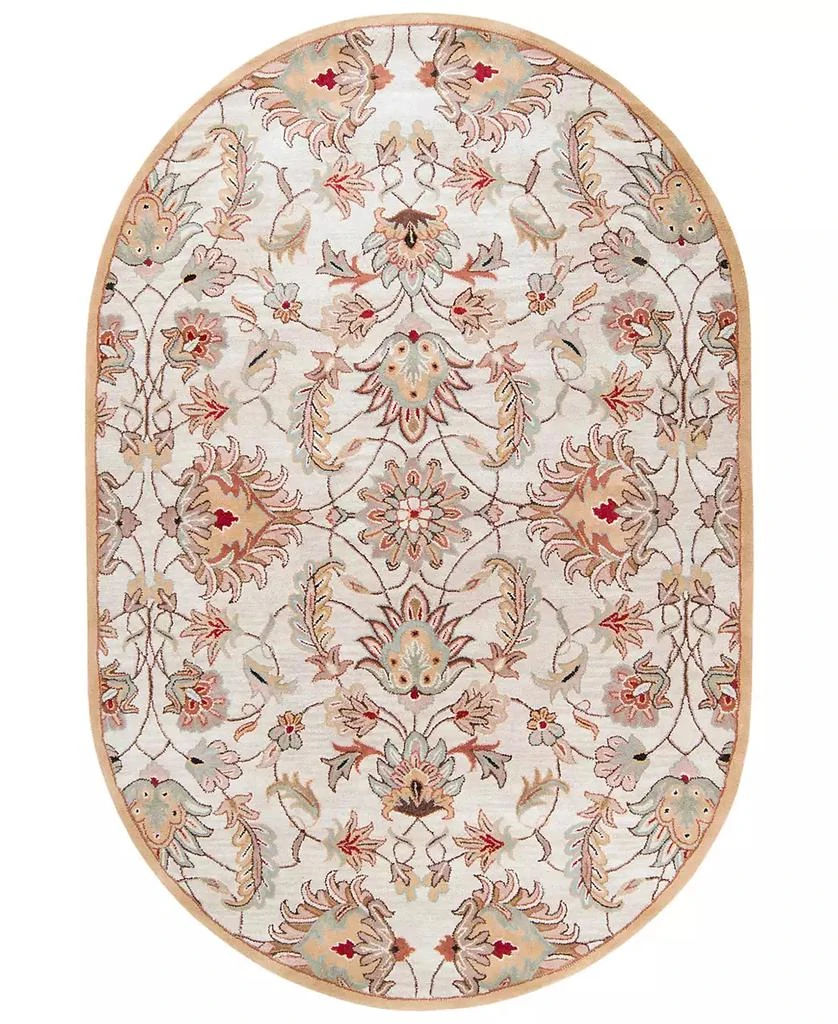 商品Surya|Caesar CAE-1029 Blush 6' x 9' Oval Area Rug,价格¥15994,第1张图片