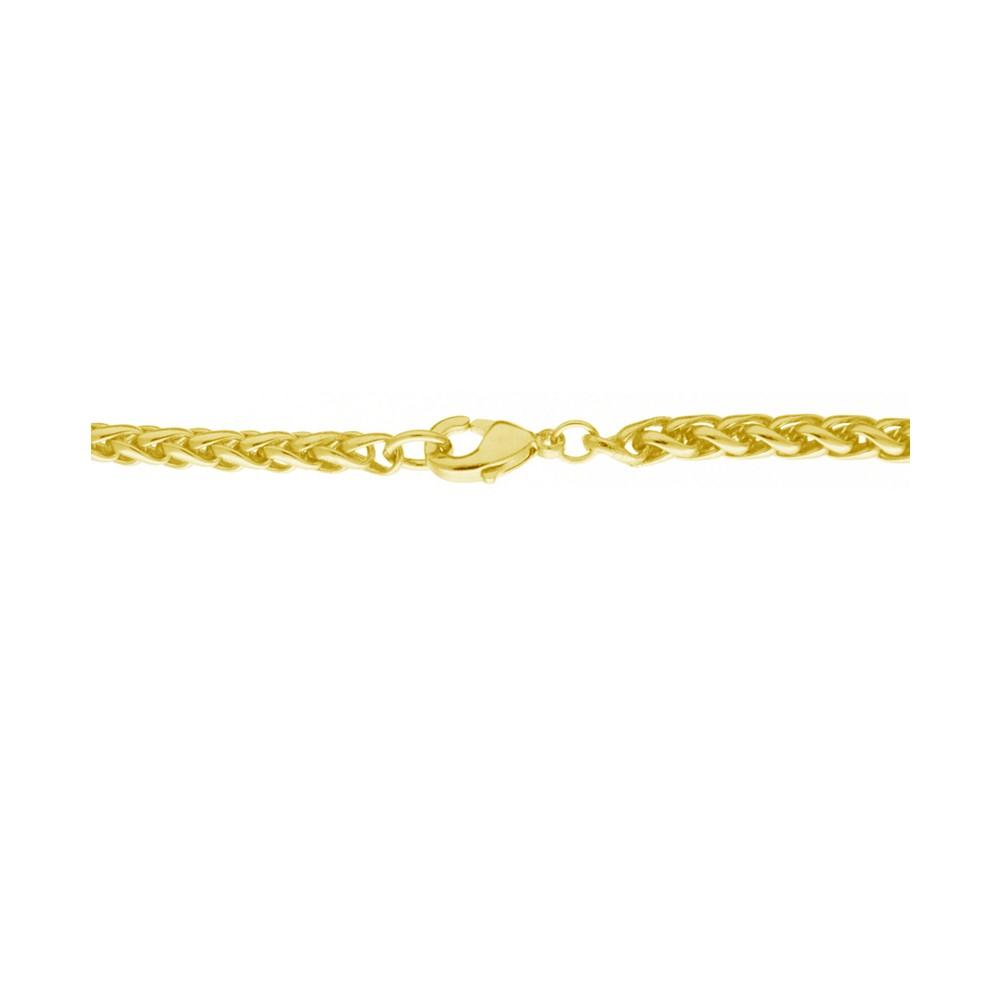 Wheat Chain 18" Necklace in Gold Plate or Silver Plate商品第2张图片规格展示