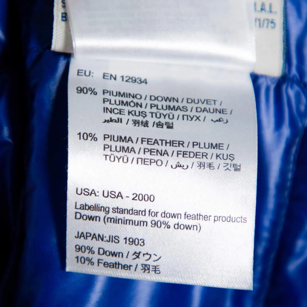 Moncler Blue Synthetic Quilted Acorus Jacket XXL 商�品