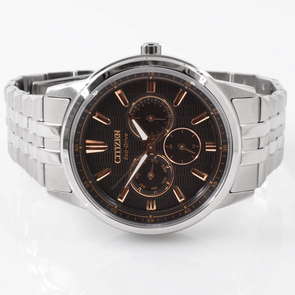 商品Citizen|Citizen Men's Eco-Drive Bracelet Watch - Corso Black Dial Steel | BU2070-55E,价格¥990,第2张图片详细描述