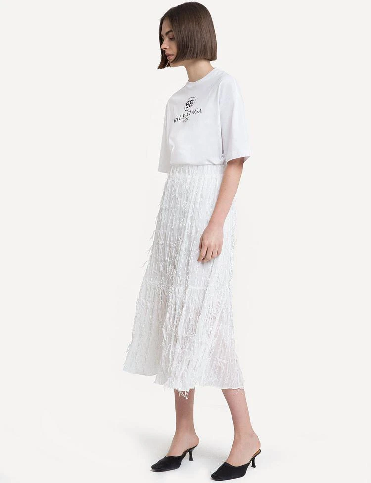 商品Pixie Market|White Fringe Midi Skirt,价格¥872,第4张图片详细描述