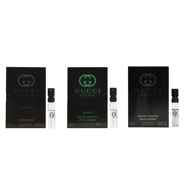 商品[国内直发] Gucci|古驰 罪爱 惹火 男士燃情 女士燃情 香水体验装 香水EDP淡香水EDT 小样版 东方香调 1.5ml*3,价格¥89,第4张图片详细描述