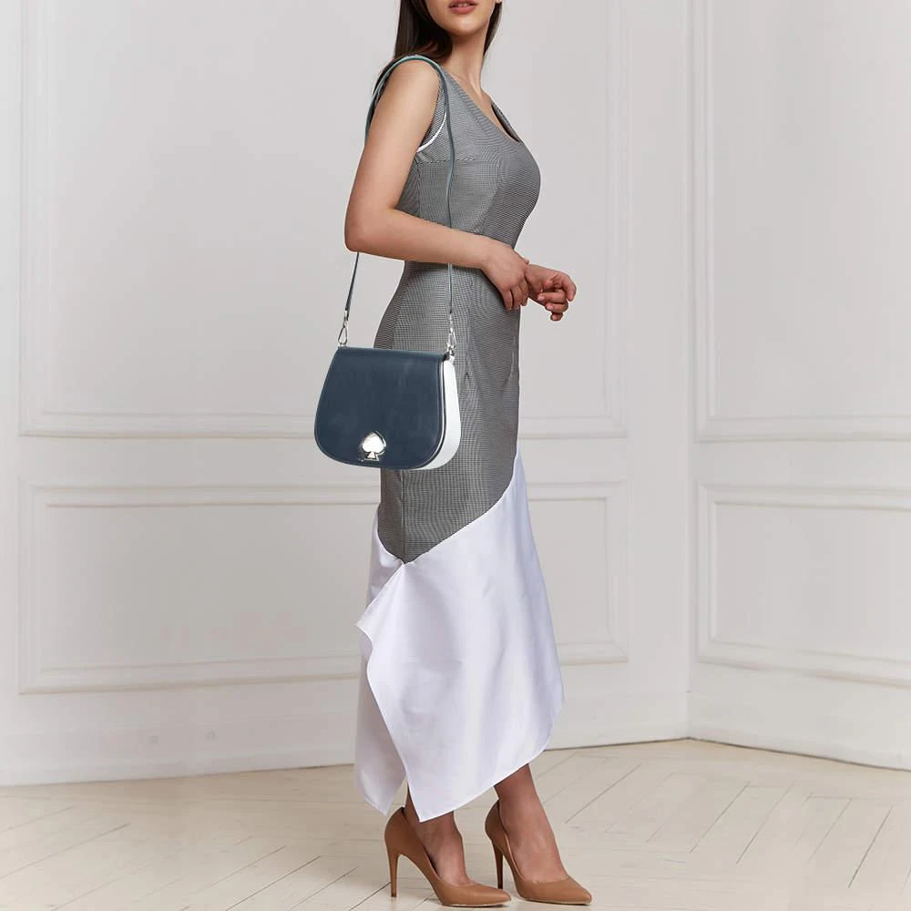 商品Kate Spade|Kate Spade Multicolor Leather Saddle Shoulder Bag,价格¥2304,第2张图片详细描述