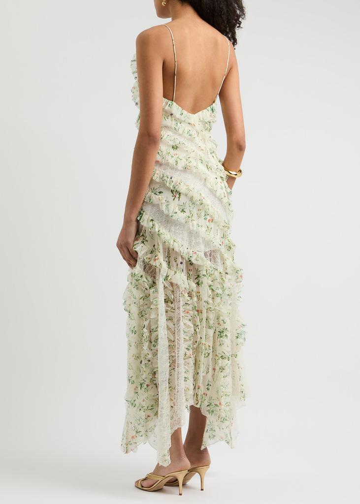 【Alice+Olivia】MONNIE 華やか花柄 マキシドレス フェミニン Monnie Maxi Dress In Sweet Nothings | Alice + Olivia