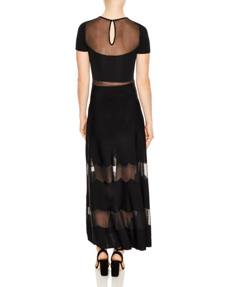 商品Sandro|Faty Mesh-Inset Maxi 连衣裙,价格¥2948,第2张图片详细描述