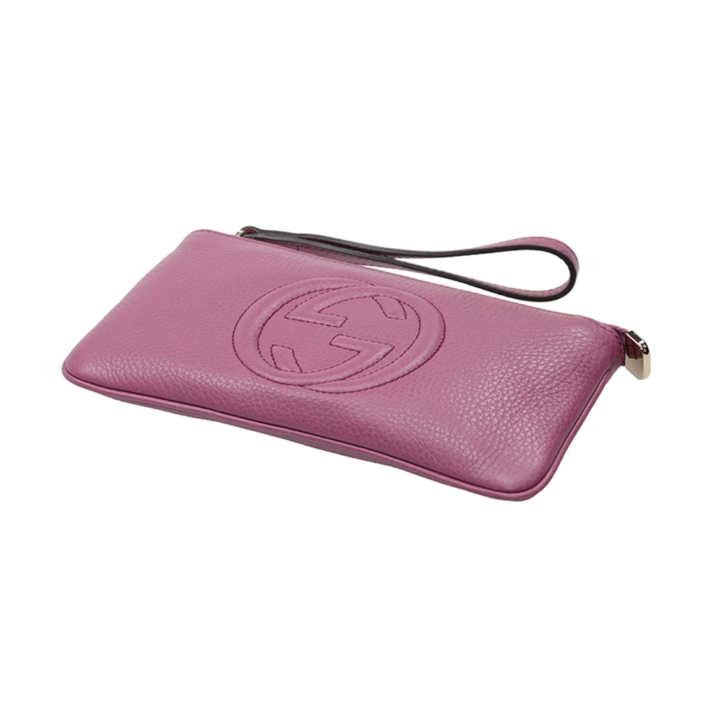 GUCCI 女士深粉色皮革手腕钱包 295840-A7M0G-5535 商品