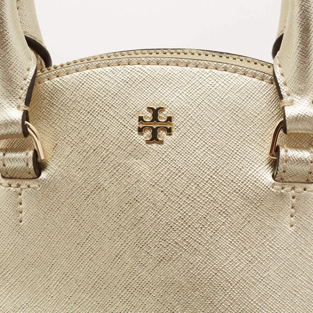 商品[二手商品] Tory Burch|Tory Burch Gold Leather Robinson Dome Shoulder Bag,价格¥1062,第5张图片详细描述