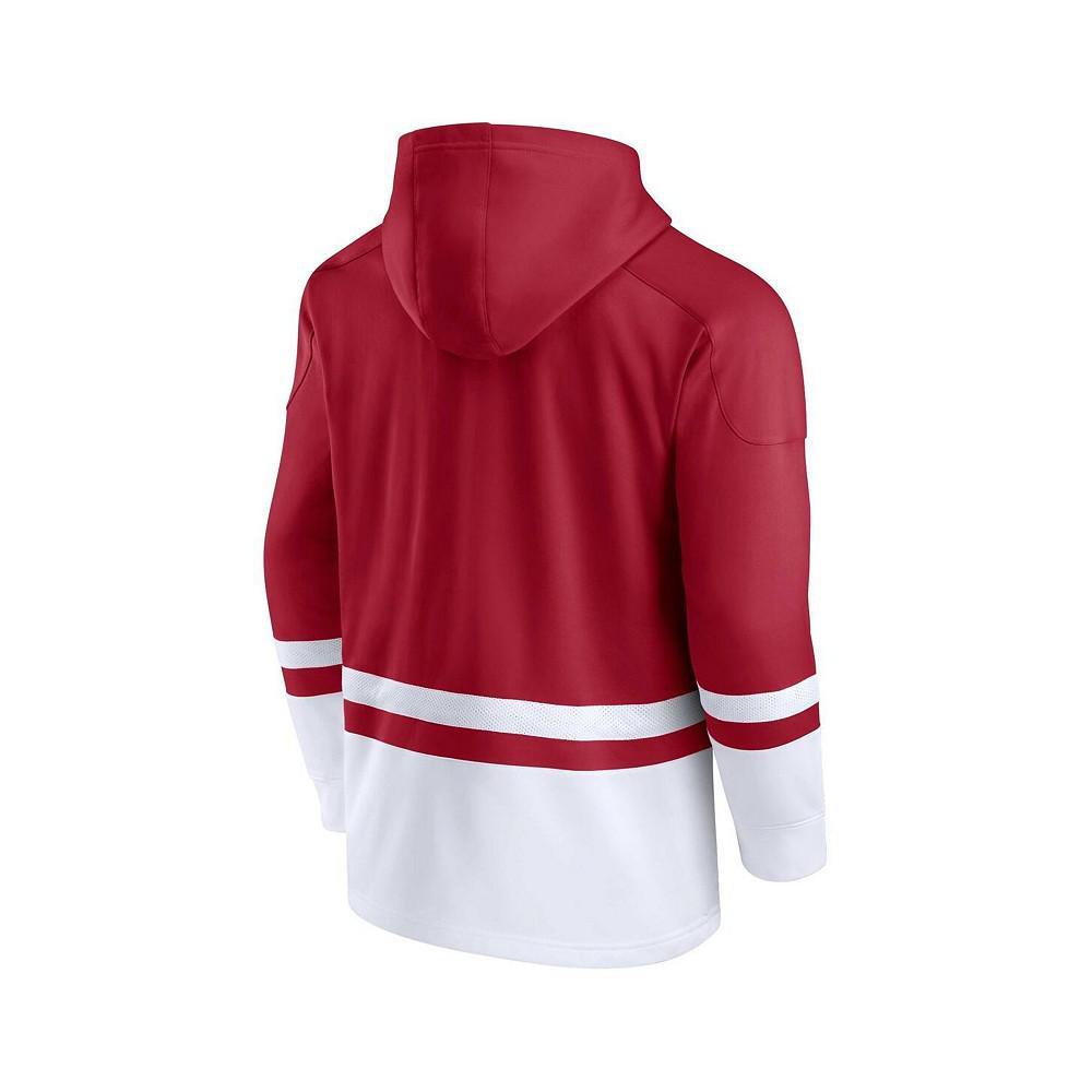 商品Fanatics|Men's Branded Crimson Indiana Hoosiers First Battle Pullover Hoodie,价格¥467,第4张图片详细描述