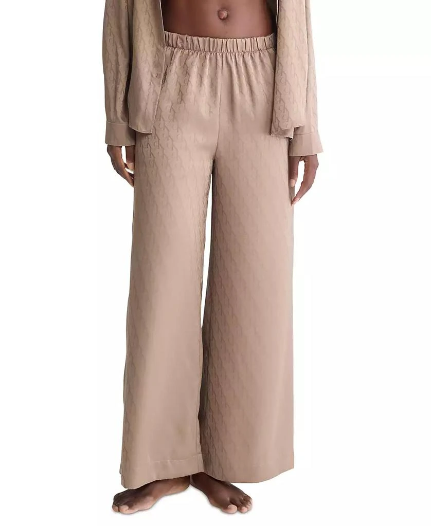 商品Calvin Klein|Women's Satin Jacquard Sleep Pants QS7304,价格¥284,第1张图片