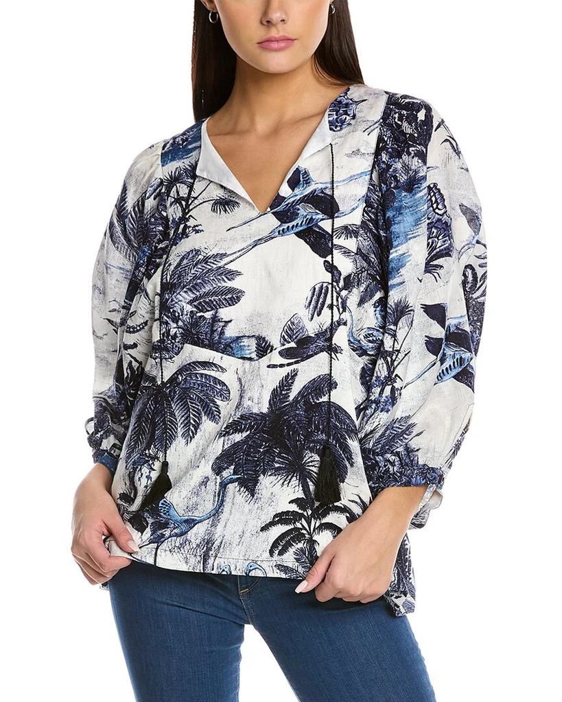 商品SAMANTHA SUNG|Samantha Sung Anastasia Linen Top,价格¥1025,第2张图片详细描述