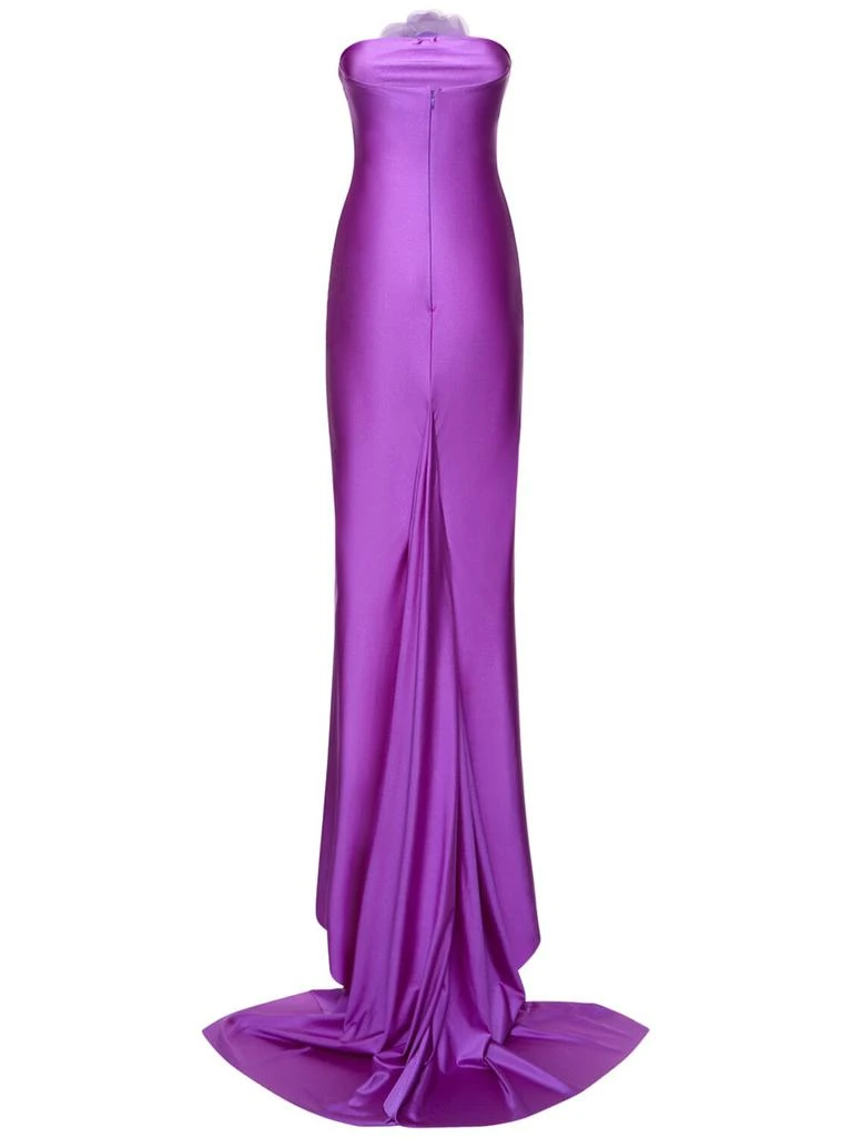 商品GIUSEPPE DI MORABITO|Shiny Jersey Strapless Long Dress,价格¥1878,第4张图片详细描述