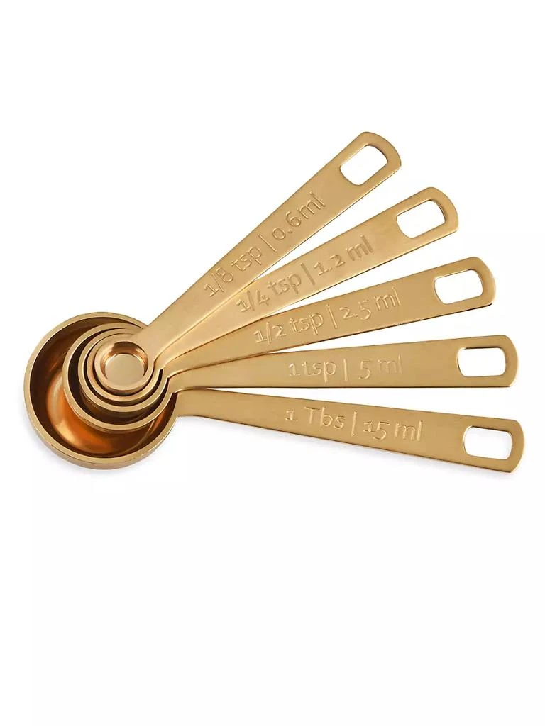 商品Le Creuset|Gold 5-Piece Measuring Spoon Set,价格¥315,第2张图片详细描述