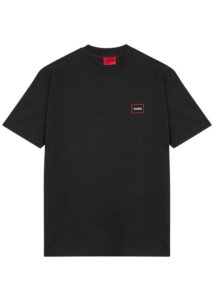 商品Hugo Boss|Black logo cotton T-shirt,价格¥617,第1张图片