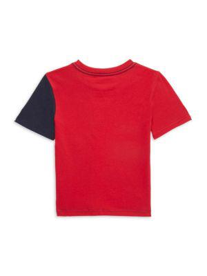Little Boy's Tie-Dye Logo T-Shirt商品第2张图片规格展示