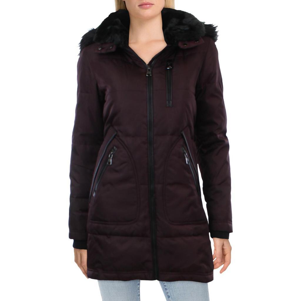 商品Vince Camuto|Vince Camuto Womens Petites   Heavy Midi Down Coat,价格¥743,第4张图片详细描述