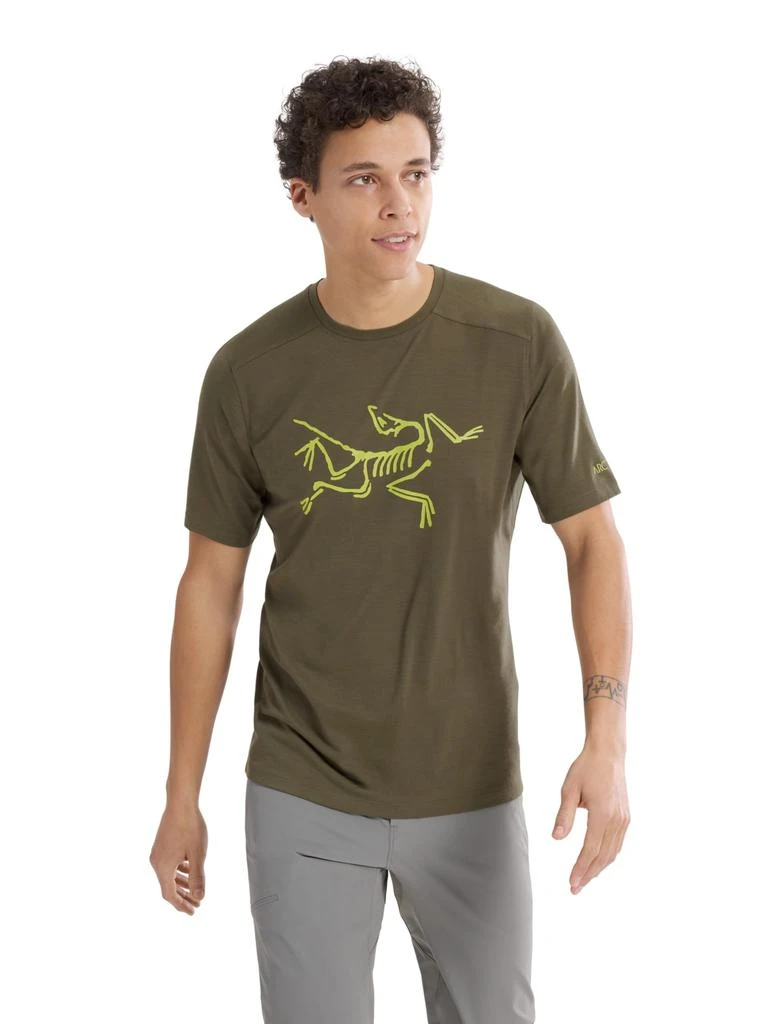 商品Arc'teryx|始祖鸟Ionia美利奴羊毛Logo短袖T恤男款 | 羊毛混纺T恤,价格¥521,第1张图片
