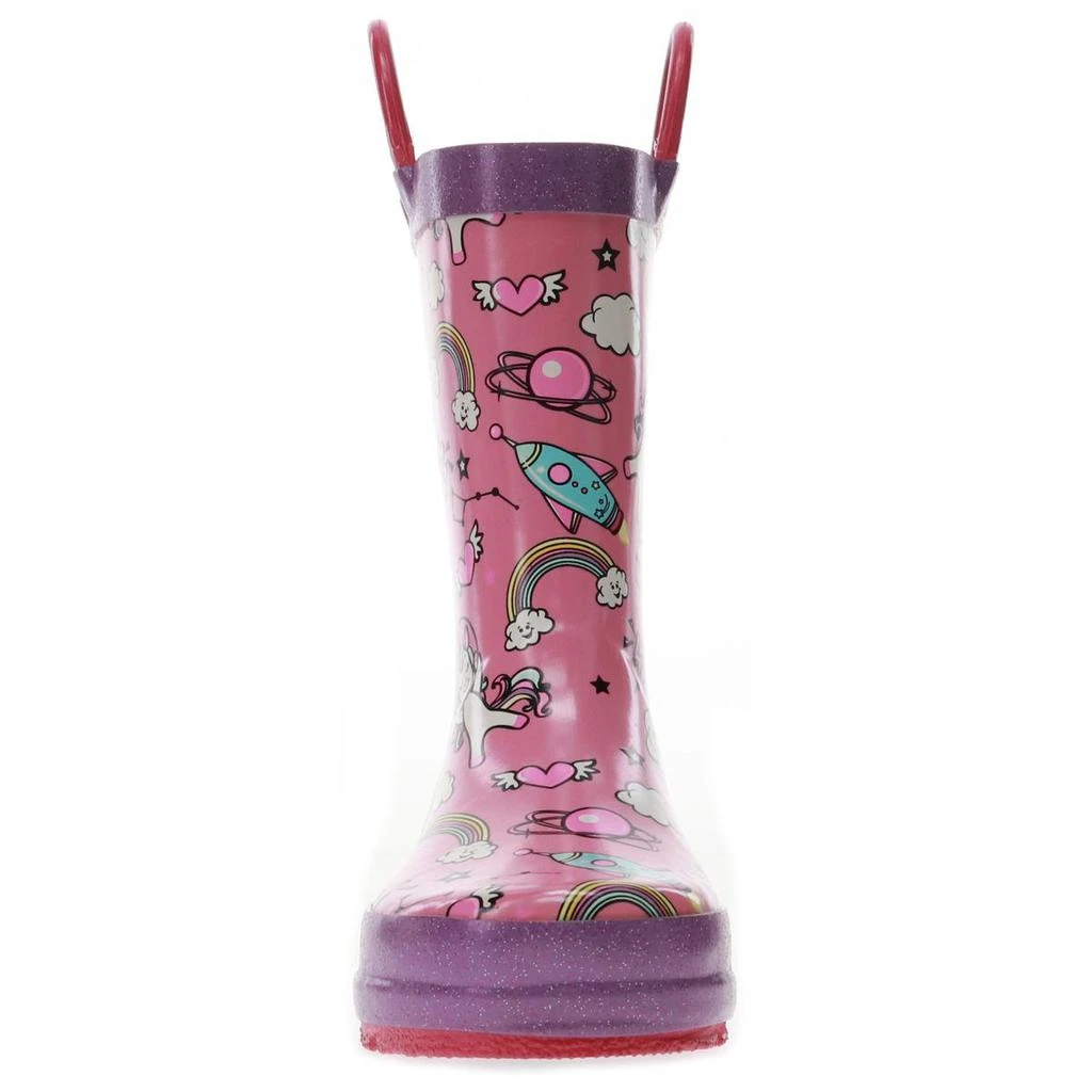 商品Western Chief|Western Chief Baby Girl's Planet Play Rubber Rain Boot,价格¥62,第2张图片详细描述