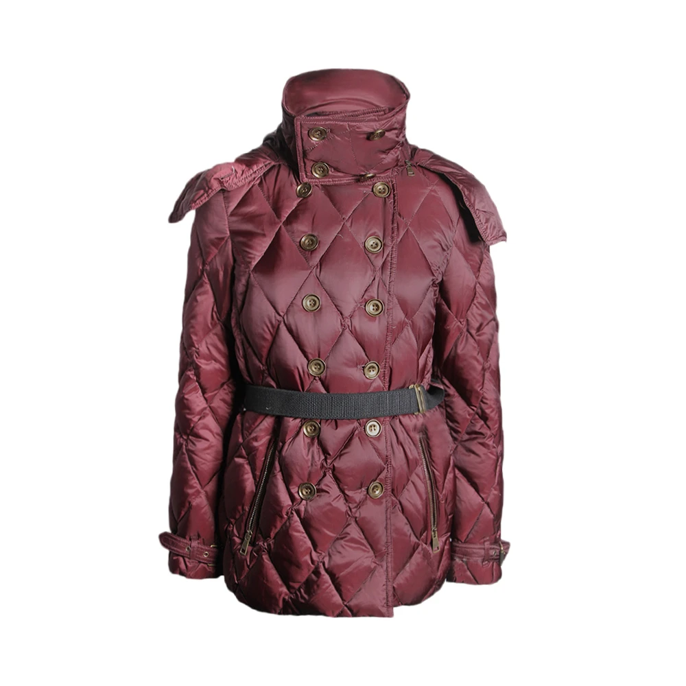 商品[国内直发] Burberry|BURBERRY 砖红色女士羽绒服 3933552,价格¥7798,第1张图片