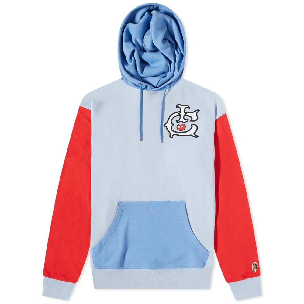商品Icecream|ICECREAM Colour Block Popover Hoodie,价格¥631,第1张图片