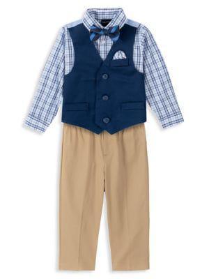 商品Nautica|Baby Boy’s 4-Piece Vest Set,价格¥252,第1张图片