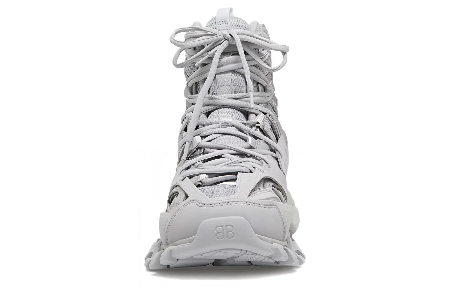 商品[国内直发] Balenciaga|巴黎世家 Track Hike 圆头系带 耐磨 高帮 老爹鞋 男款 银色,价格¥5199,第5张图片详细描述