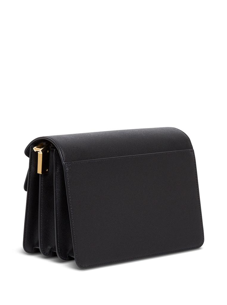 Marni Woman's Black Leather Trunk Crossbody Bag商品第2张图片规格展示