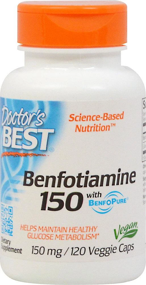 商品Doctor's Best|Benfotiamine 150 mg with BenfoPure® 120 Vegi Caps,价格¥164,第1张图片