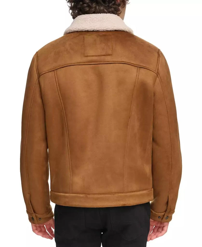 商品Levi's|Men's Relaxed-Fit Faux-Shearling Trucker Jacket,价格¥776,第2张图片详细描述