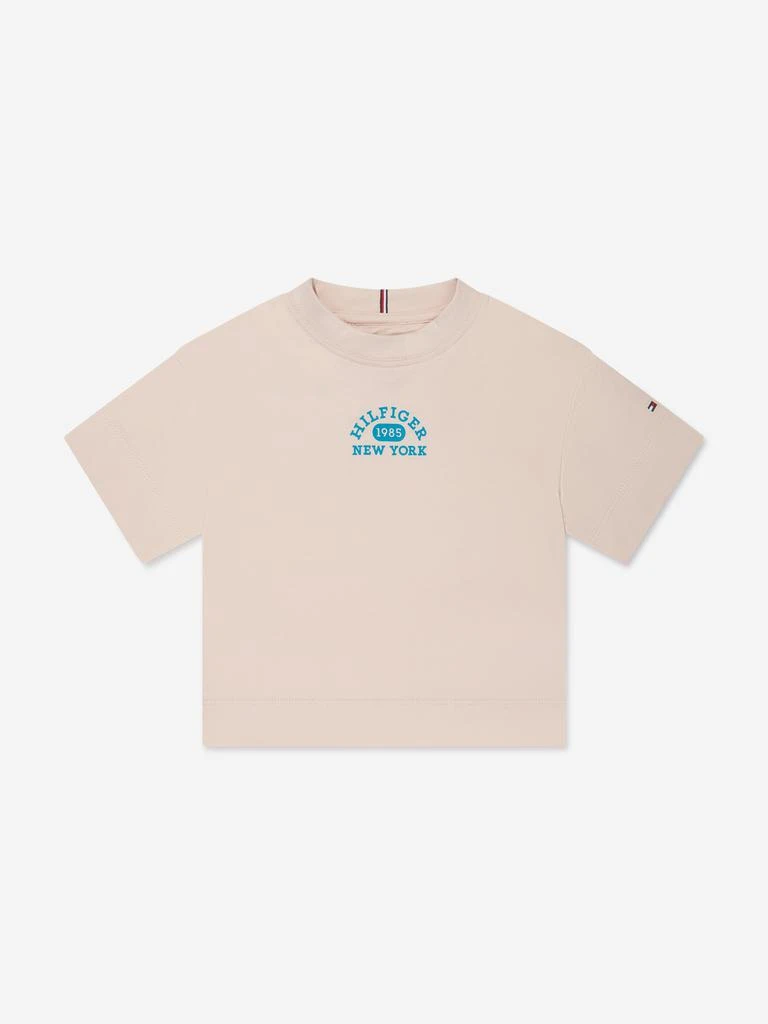 商品Tommy Hilfiger|Girls Varsity T-Shirt in Beige,价格¥176,第1张图片