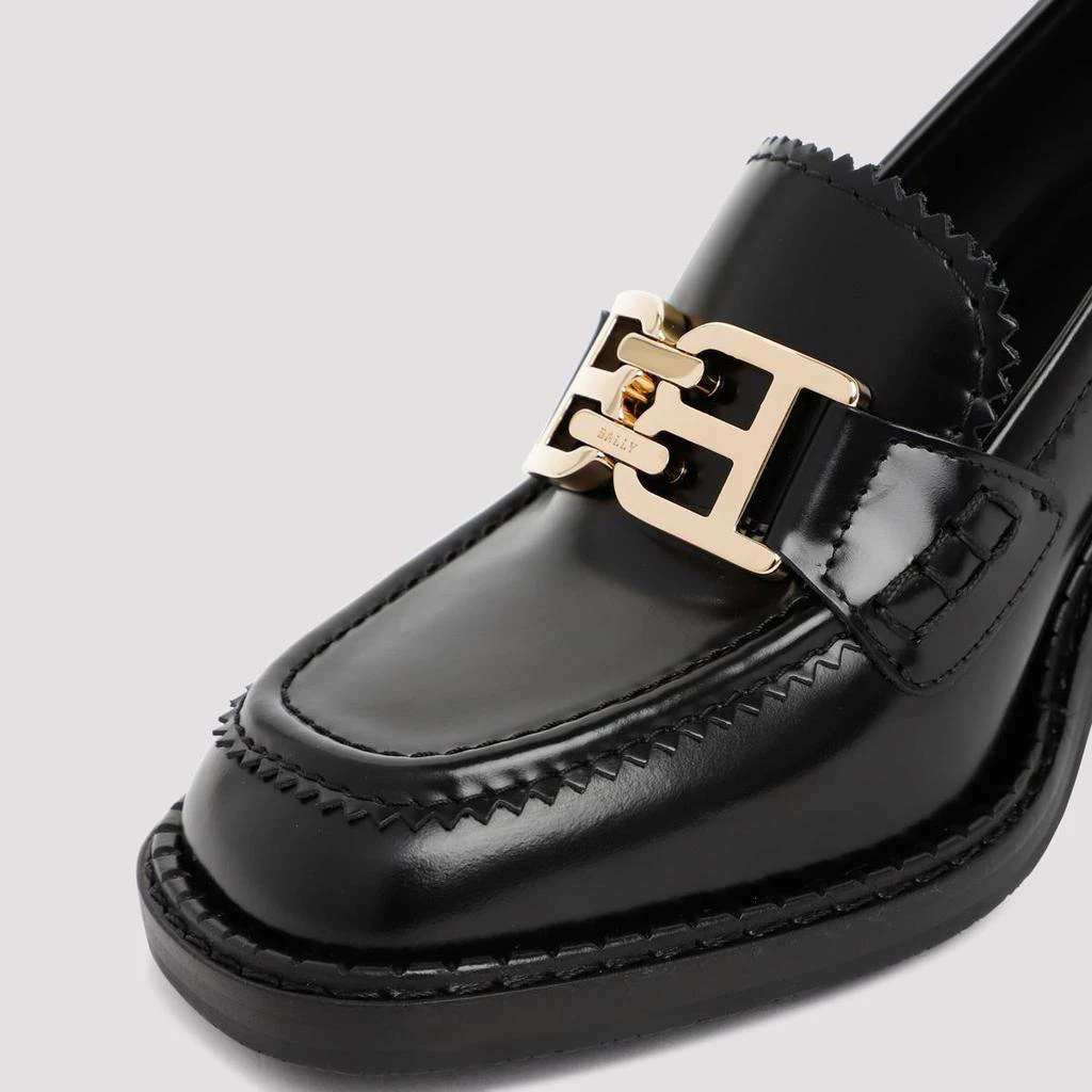 商品Bally|BALLY BROWN LEATHER ELLYANE PUMPS SHOES,价格¥3239,第3张图片详细描述