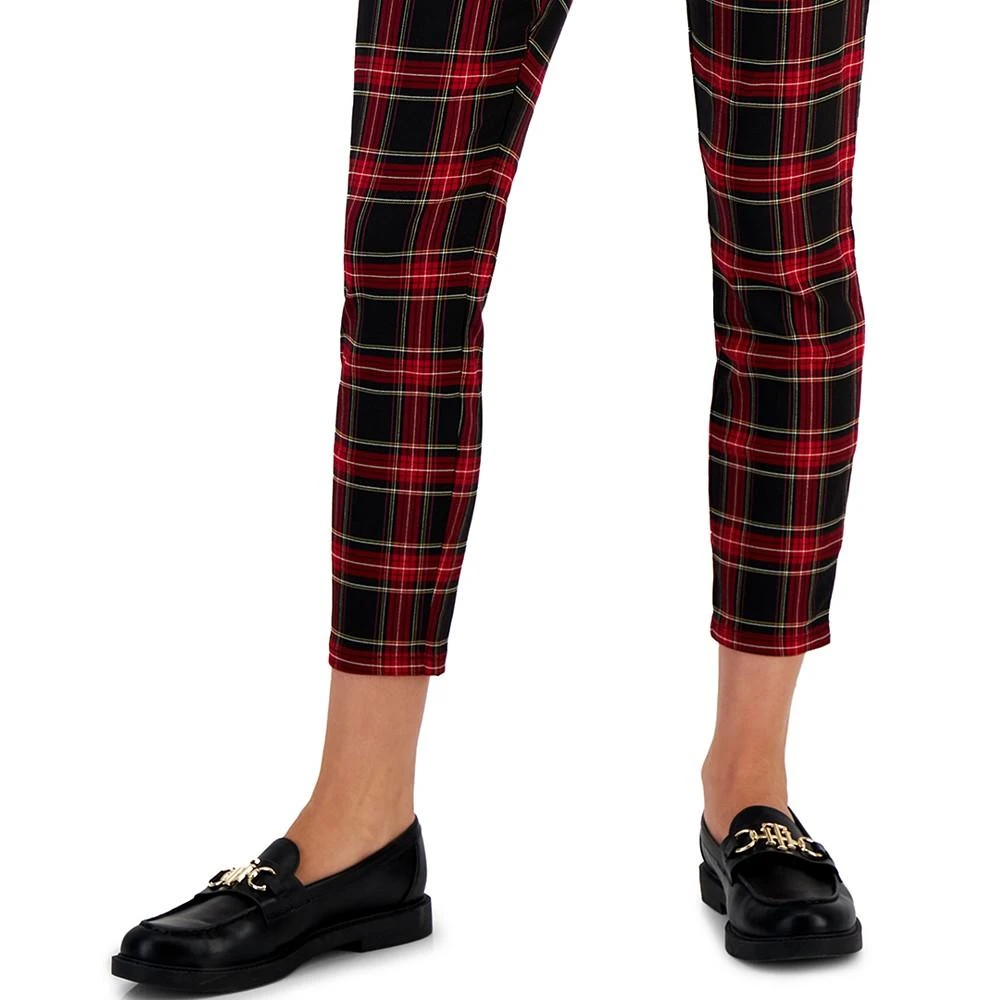 商品Tommy Hilfiger|Women's Plaid Skinny Ankle Pants,价格¥121,第5张图片详细描述