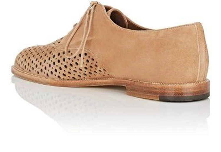 商品Manolo Blahnik|Aferi Perforated Suede Oxfords,价格¥2298,第3张图片详细描述