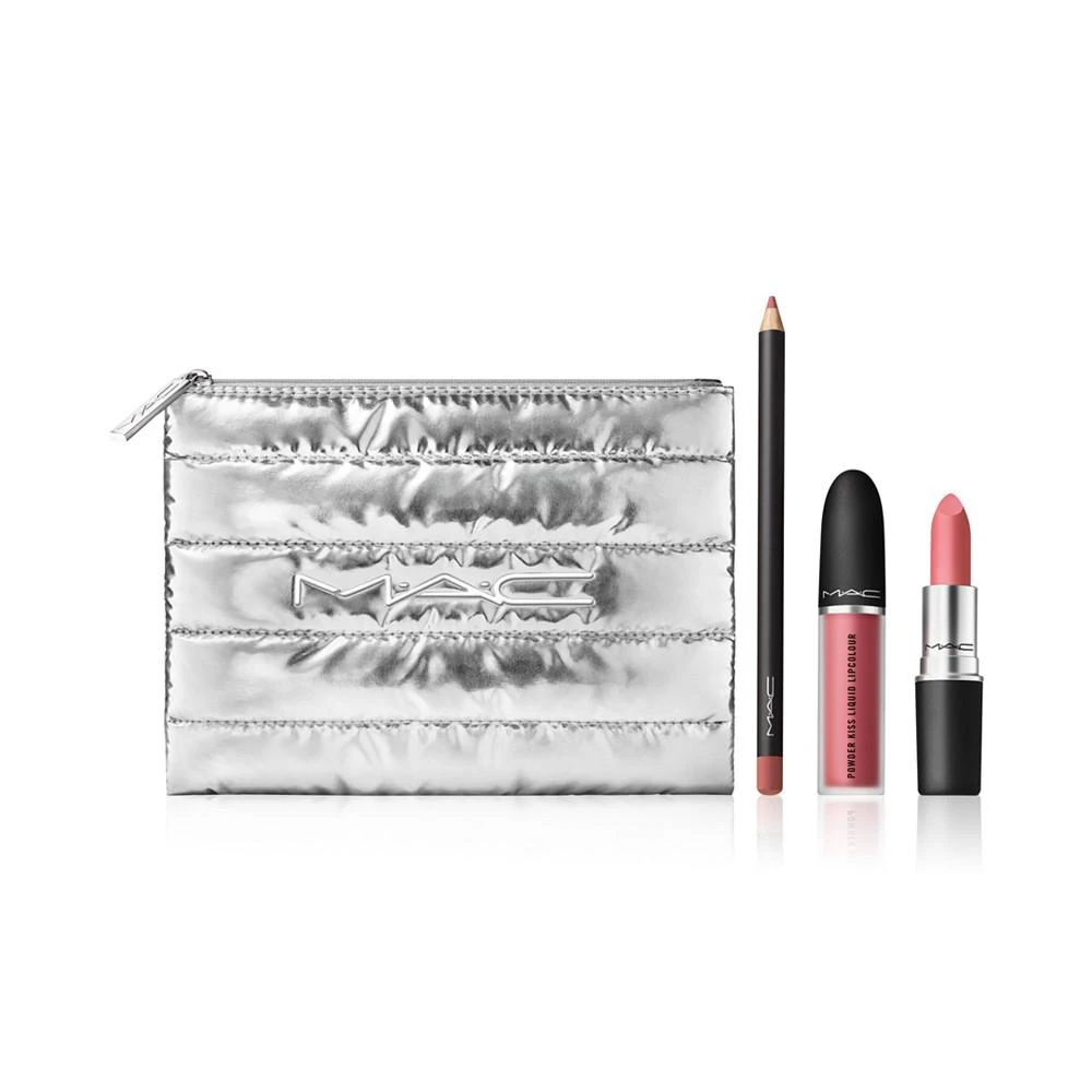商品MAC|4-Pc. Powdered Snow Powder Kiss Lip Set,价格¥247,第1张图片