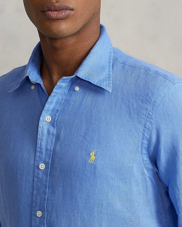 商品Ralph Lauren|Classic Fit Linen Button Down Shirt,价格¥621,第4张图片详细描述
