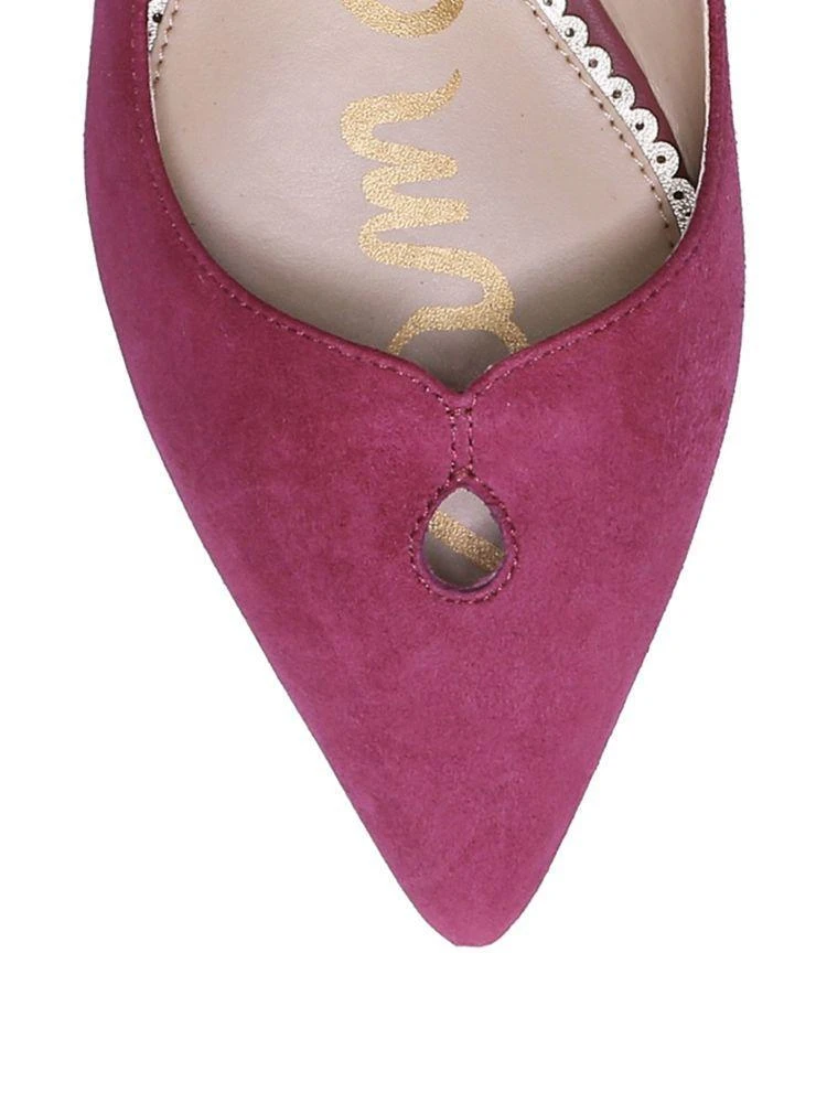 商品Sam Edelman|Rosalie Wavy Suede Pointy Flats,价格¥499,第4张图片详细描述