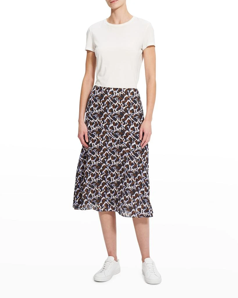 商品Theory|Jasper Silk Midi Skirt,价格¥926,第1张图片