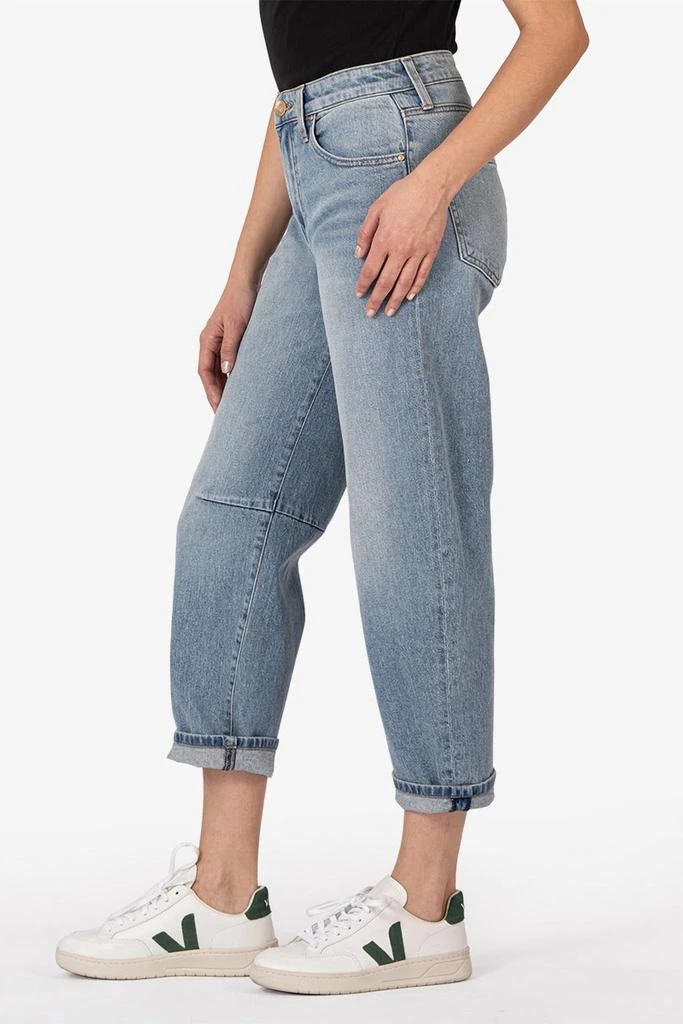 商品KUT from the Kloth|Kut From The Kloth - Ashley High Rise Slouchy Barrel Straight Leg Jeans,价格¥563,第3张图片详细描述