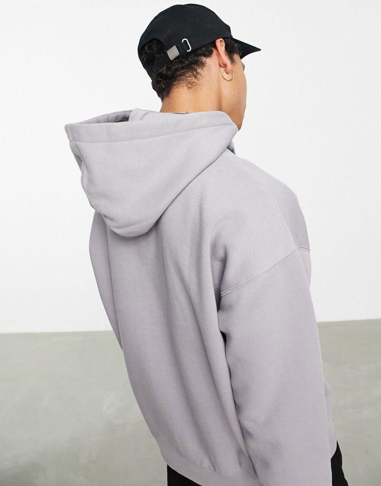 商品ASOS|ASOS DESIGN super oversized hoodie in grey,价格¥201,第5张图片详细描述