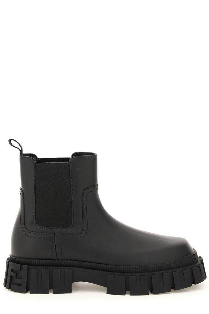 商品Fendi|Fendi Force Ridged-Sole Chelsea Boots,价格¥5261-¥5570,第1张图片