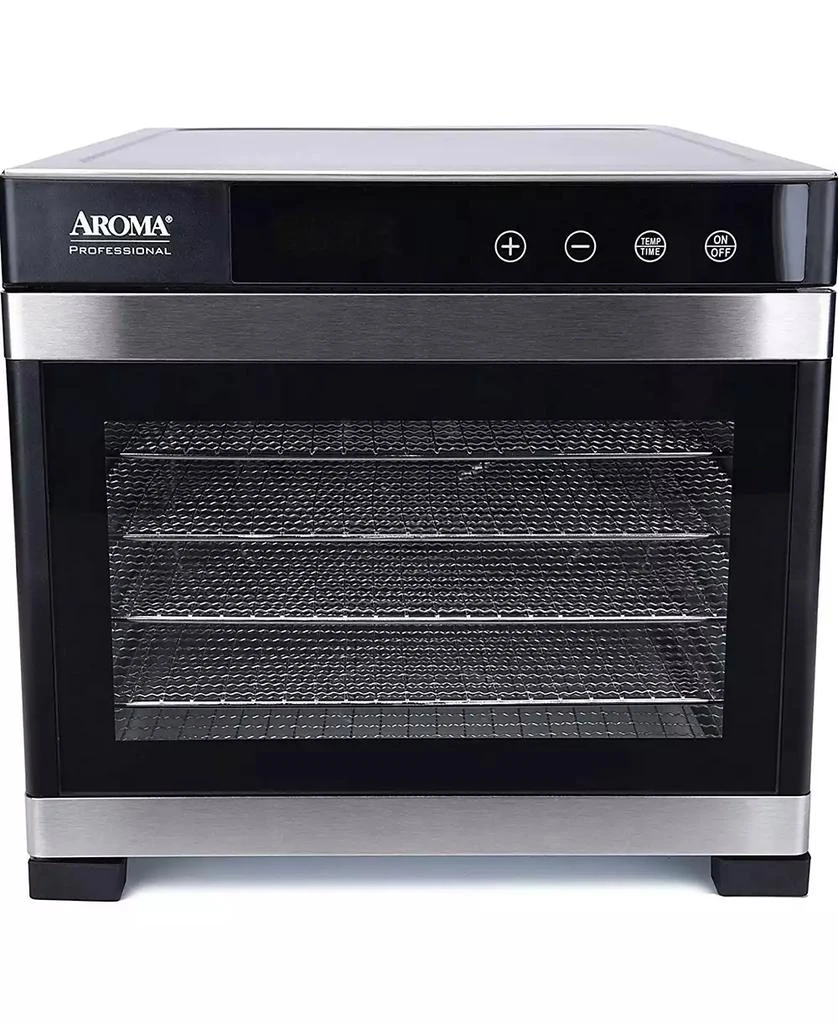 商品Aroma|AFD-965SD 6 Tray Electric Food Dehydrator with Glass Door,价格¥1929,第1张图片