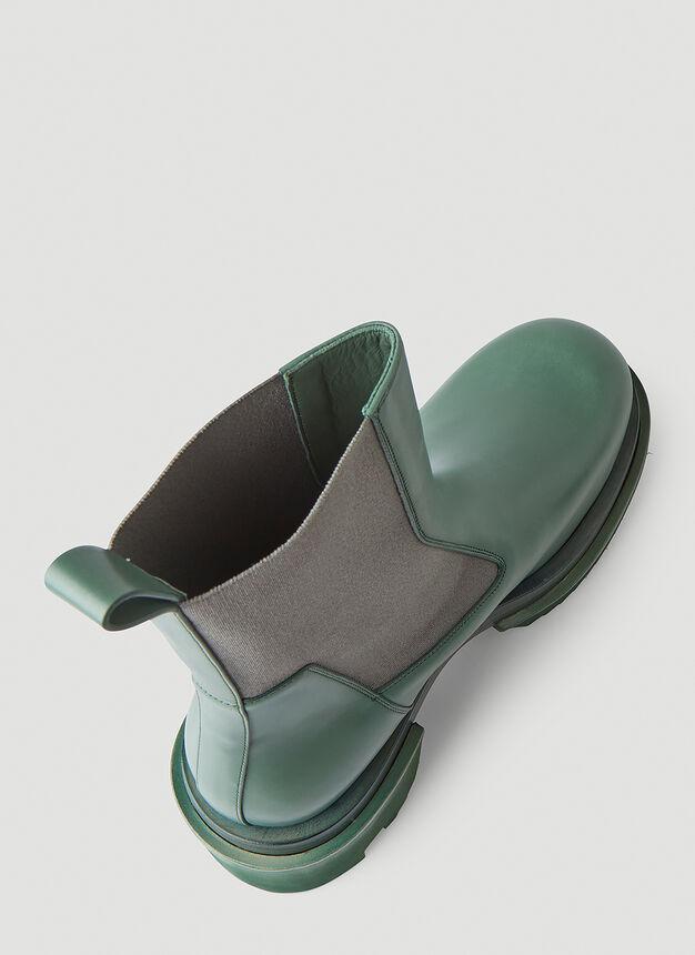 商品Rick Owens|Bogun Beatle Boots in Green,价格¥6781,第7张图片详细描述