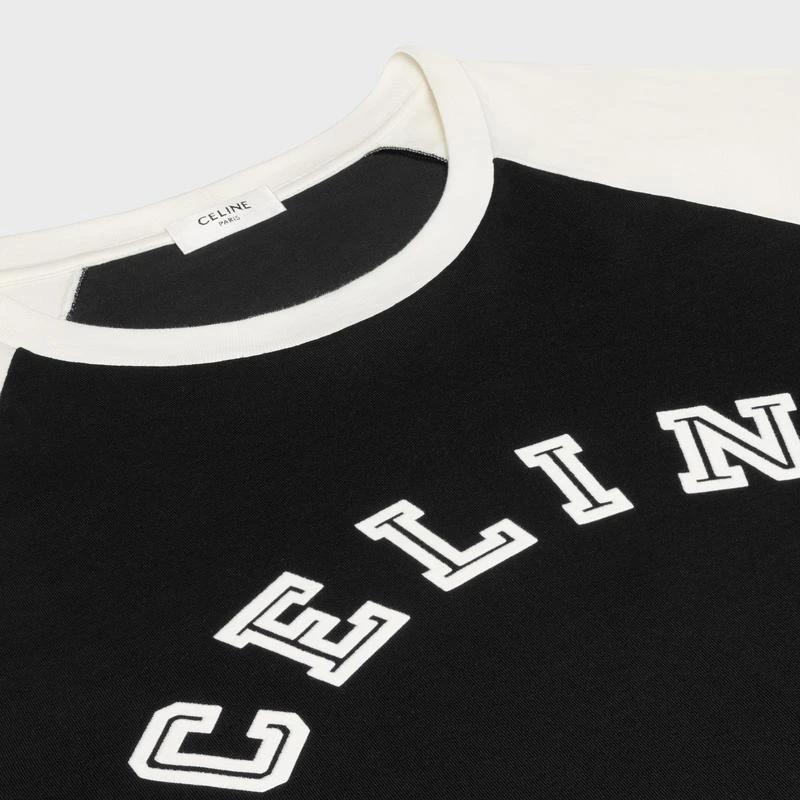 Celine/赛琳 男士黑色棉短袖T恤 商品